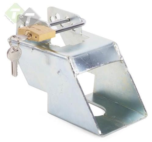Disselslot Koker Incl hangslot 103x85x160mm - Aanhangerslot, Motoren, Accessoires | Sloten, Nieuw, Ophalen of Verzenden