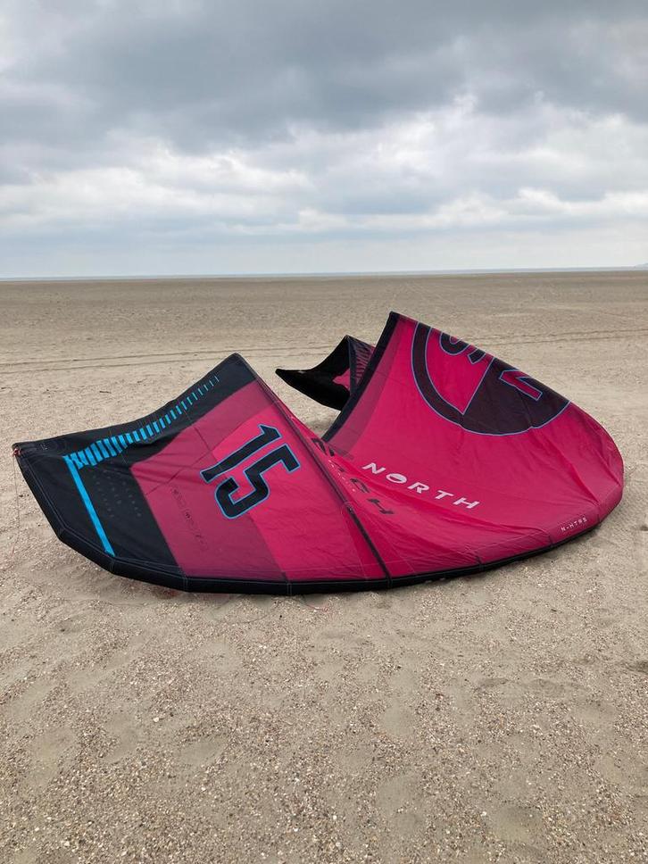 2025 North Reach Kite 15m, Watersport en Boten, Kitesurfen, Kite, Gebruikt, 15 m², Ophalen of Verzenden