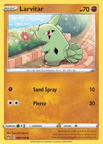 Larvitar 086/189 Darkness Ablaze, Hobby en Vrije tijd, Verzamelkaartspellen | Pokémon, Ophalen of Verzenden, Nieuw, Losse kaart