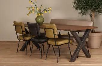 Leren Eetkamerbank beschikbaar voor biedingen