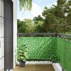 vidaXL Balkonscherm plantpatroon 500x120 cm PVC groen, Tuin en Terras, Schuttingen, Verzenden, Nieuw, Kunststof, Minder dan 1 meter