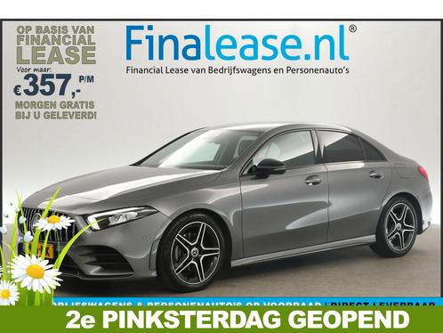 Mercedes-Benz A-Klasse 180 AMG Sfeerverl. LED Clima €357pm, Auto's, Mercedes-Benz, Lease, Automaat, Sedan, Benzine, Zilver of Grijs