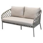 Showroommodel Monte Rosa 2-zits loungebank naturel bruin, Tuin en Terras, Tuinsets en Loungesets, Ophalen of Verzenden, Nieuw