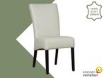 Leren eetkamerstoel Just - Toledo Perle (lichtgrijs) -, Huis en Inrichting, Stoelen, Overige kleuren, Bohemian, Eigentijds, Klassiek, Retro, Romantisch, Scandinavisch
