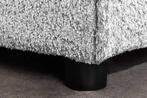 Grote kruk HEAVEN 100cm grijs Boucle gestoffeerde kruk, Huis en Inrichting, Banken | Voetenbanken en Poefen, Ophalen of Verzenden