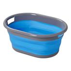 ProPlus Opvouwbare wasmand - 17 liter - blauw/grijs - rui..., Huis en Inrichting, Ophalen of Verzenden
