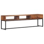 vidaXL Tv-meubel 160x30x45 cm massief acaciahout, Huis en Inrichting, Kasten | Televisiemeubels, Verzenden, 150 tot 200 cm, Nieuw