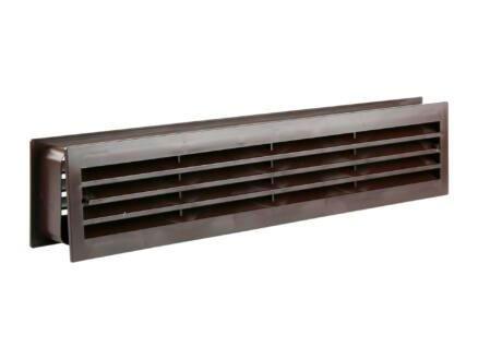 Renson - Renson Deurrooster 450x90mm PVC-bruin, Doe-het-zelf en Verbouw, Ventilatie en Afzuiging, Nieuw, Ophalen of Verzenden