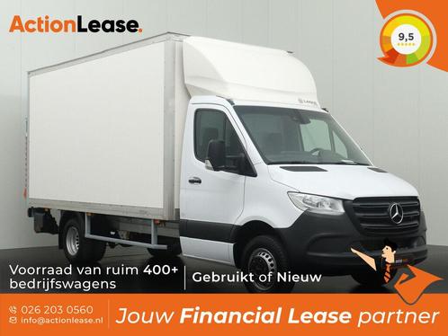 Mercedes-Benz Sprinter L5 H1 2023 €567 per maand, Auto's, Bestelauto's, Dealer onderhouden, Lease, Zwart, Handgeschakeld, Financial lease
