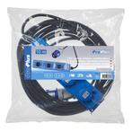 ProPlus Stekkerdoos - 3-weg Schuko - 10 meter - Neopreen..., Ophalen of Verzenden, Nieuw