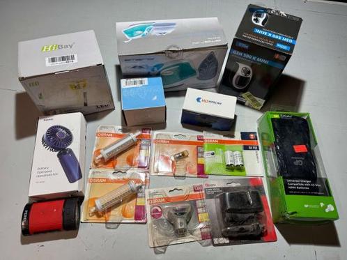 Veiling - 15x Diversen elektronica, lampen en accessoires, Doe-het-zelf en Verbouw, Elektra en Kabels, Gebruikt