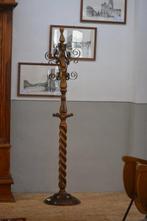 Kapstok - hard hout, Metaal - massief hout en metaal