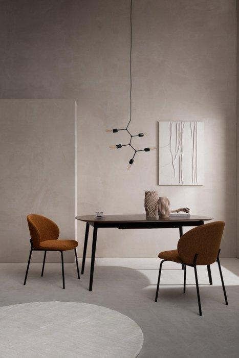 BoConcept - Plafondlamp - Five Chandelier – Zwart - Metaal, Antiek en Kunst, Antiek | Lampen