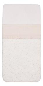 Jollein Ruffle Natural 75 x 100 cm Wieglaken 008-511-66041, Verzenden, Nieuw