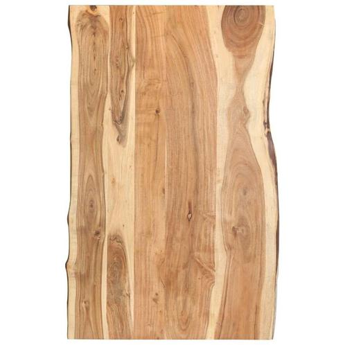 Tafelblad Acacia 100cm | Retourdeal | -38%, Huis en Inrichting, Tafelonderdelen, 50 tot 100 cm, Tafelblad, 100 tot 150 cm, Rechthoekig