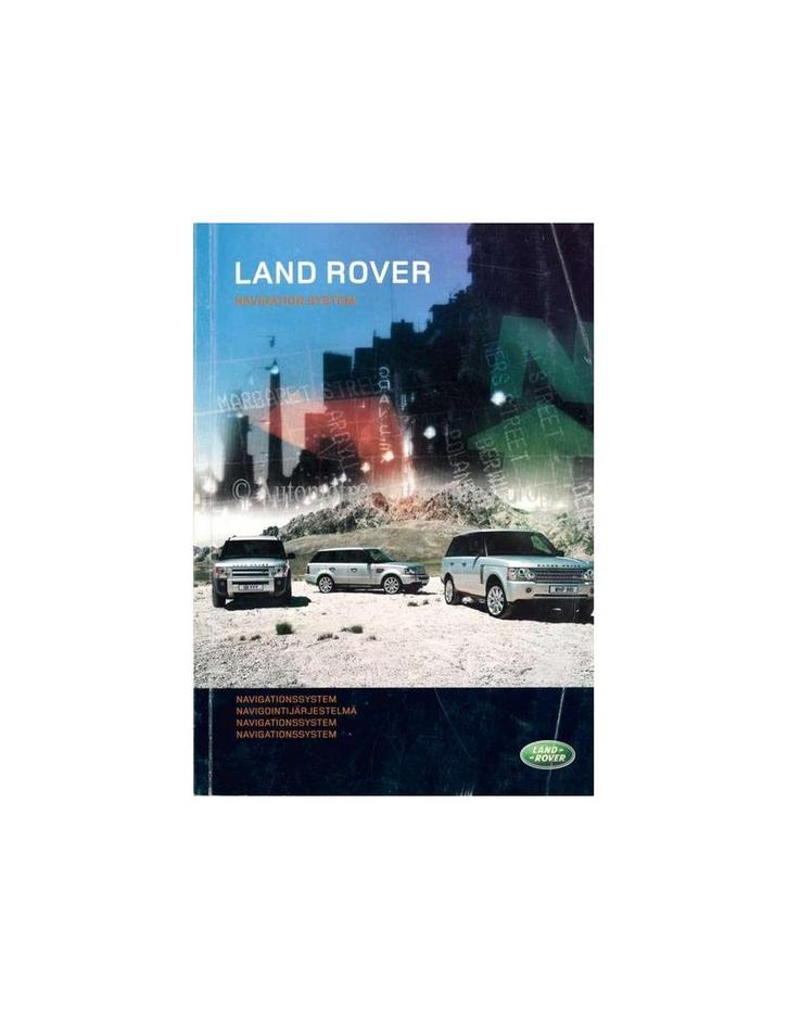 2007 LAND ROVER NAVIGATIESYSTEEM INSTRUCTIEBOEKJE DUITS, Auto diversen, Handleidingen en Instructieboekjes