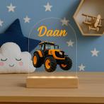 Nachtlampje met Naam | Tractor | Oranje | Veilig & Handg..., Nieuw