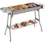Opvouwbare Houtskool BBQ Grill met RVS Roosters Set, Verzenden, Nieuw