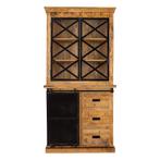 Buffetkast Mangohout Milan 100 Met Deurtjes X, Huis en Inrichting, Kasten | Buffetkasten, 100 tot 150 cm, Nieuw, Industriële meubels