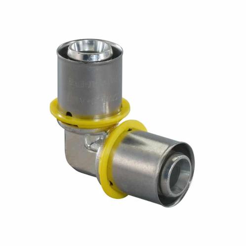Uponor MLC G gas plus perskoppeling knie 25 x 25, Doe-het-zelf en Verbouw, Buizen en Afvoer, Ophalen of Verzenden