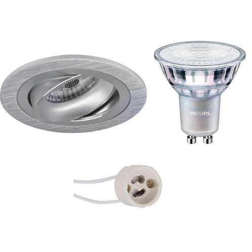 Voordeelset: LED Spot Set - Pragmi Alpin Pro - GU10 Fitting, Huis en Inrichting, Lampen | Spots, Plafondspot of Wandspot, Nieuw