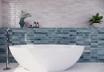 Wandtegel Blauw 31x60cm (Muurtegels, Muur- en plafondtegels), 60 cm of meer, Nieuw, Ophalen of Verzenden, 10 m² of meer
