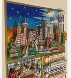 Charles Fazzino (1955) - Rich on Real Estate, original 3D, Antiek en Kunst, Kunst | Schilderijen | Modern