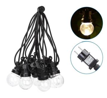 Prikkabel 10 x lamp helder - warmwit | 8 meter - koppelbaar beschikbaar voor biedingen