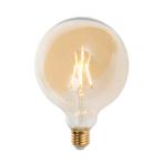 E27 dimbare LED filament lamp G125 goldline 5W 450 lm 2200K, Huis en Inrichting, Lampen | Losse lampen, Nieuw