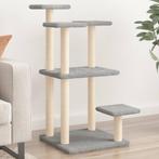 vidaXL Krabpalen met platforms 98,5 cm lichtgrijs, Dieren en Toebehoren, Katten-accessoires, Verzenden, Nieuw
