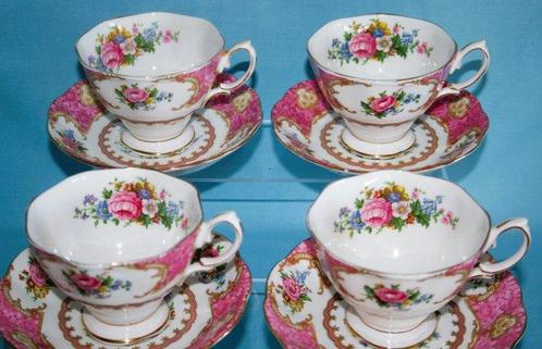 Royal Albert - Theeservies (12) - Lady Carlyle -, Antiek en Kunst, Antiek | Meubels | Tafels