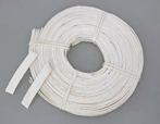 Pitriet Gebleekt PLAT breed 18 MM rol 200 gr! Pitriet Plat, Ophalen of Verzenden, Nieuw