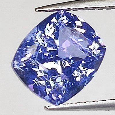 1 pcs Tanzaniet - 2.86 ct - Instituto Gemólogico Español, Sieraden, Tassen en Uiterlijk, Edelstenen