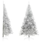 Halve Kunstkerstboom 210cm Zilver - Retourdeal - Stijlvol..., Ophalen of Verzenden, Nieuw, Binnen
