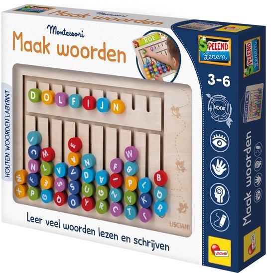 Lisciani - Woorden Labyrint – Educatief Woordspel, Kinderen en Baby's, Speelgoed | Educatief en Creatief, Nieuw, Verzenden