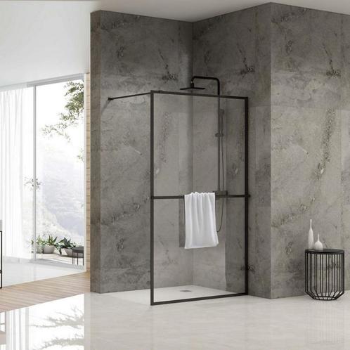 Inloopdouche Van Rijn ST04 Met Handdoekstang 100x200 cm 8 mm, Doe-het-zelf en Verbouw, Sanitair, Douche, Nieuw, Ophalen of Verzenden