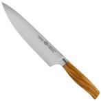 Eikaso Solingen Gesmeed Koksmes 21cm - Olijfhouten Handva..., Huis en Inrichting, Keuken | Bestek, Ophalen of Verzenden, Nieuw