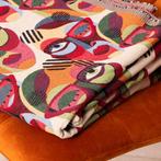 Weefsel Volti Cubisti – Artistiek patroon op zwaar Gobelin