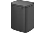 Brabantia Bo Prullenbak - 4 liter - Mineral Infinite Grey, Verzenden, Zo goed als nieuw