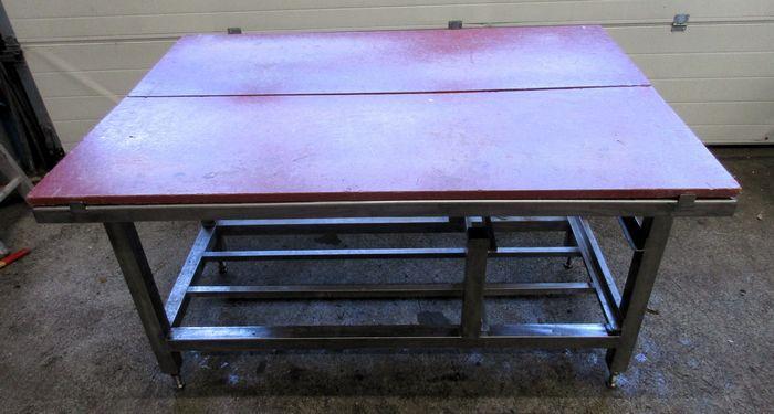 RVS Snijtafel B140 x D100 x H87cm, Zakelijke goederen, Kantoor en Winkelinrichting | Winkel en Inventaris