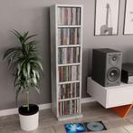 vidaXL Cd-kast 21x20x88 cm bewerkt hout betongrijs, Verzenden, Nieuw