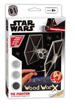 Wood WorX Star Wars Tie Fighter 3D Wooden Model, Ophalen of Verzenden, Nieuw