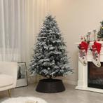 Kunstkerstboom 180 Cm LED-verlichting Sneeuw Vlamvertragend, Verzenden, Nieuw