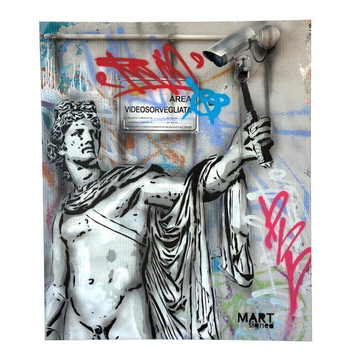 Mart Signed (XX) - Apollo selfie, Antiek en Kunst, Kunst | Schilderijen | Modern