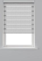 Decosol roljaloezie - 120x210 cm - structuur wit/grijs, Huis en Inrichting, Verzenden, Nieuw, Wit