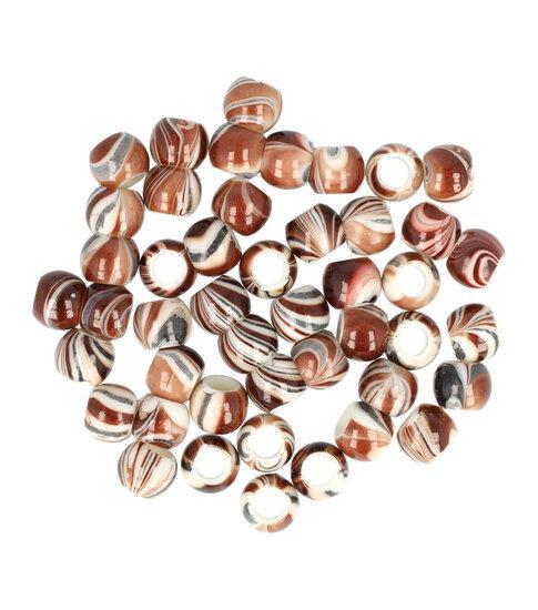 Haarkralen Marmer Fantasie Patroon Bruin, Sieraden, Tassen en Uiterlijk, Overige Accessoires