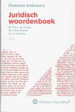 Fockema Andreaes Juridisch Woordenboek 9789001202873, Zo goed als nieuw, Verzenden