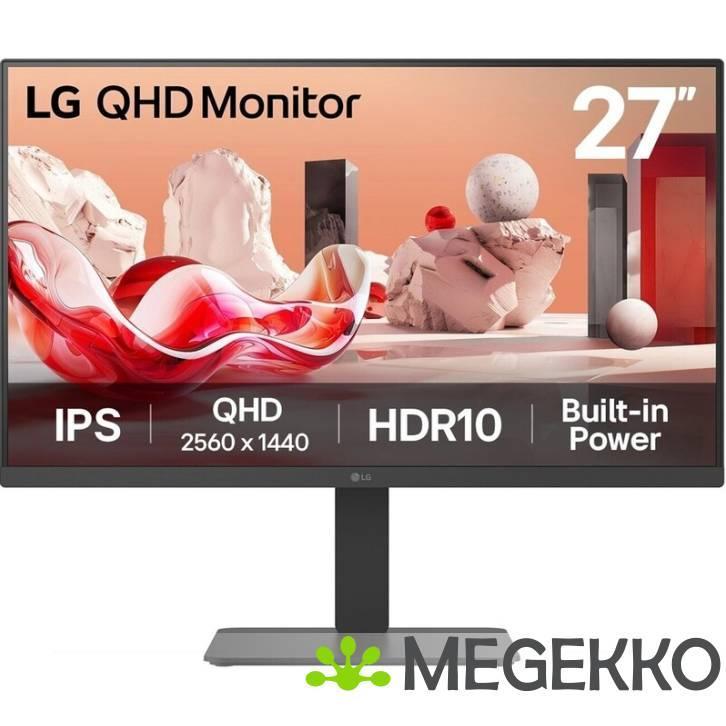 LG 27BA45QB-B 27 Quad HD IPS monitor, Computers en Software, Monitoren, Nieuw, Verzenden