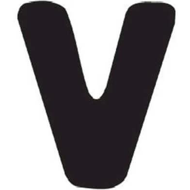 Thule Yepp abc letter V, Fietsen en Brommers, Fietsaccessoires | Fietsstoeltjes, Nieuw, Verzenden