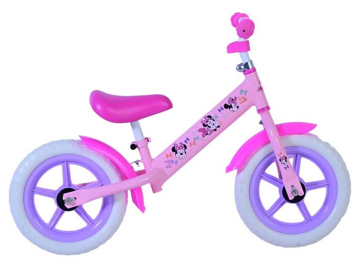 Disney Minnie loopfiets metaal, Kinderen en Baby's, Speelgoed | Buiten | Voertuigen en Loopfietsen, Nieuw, Verzenden